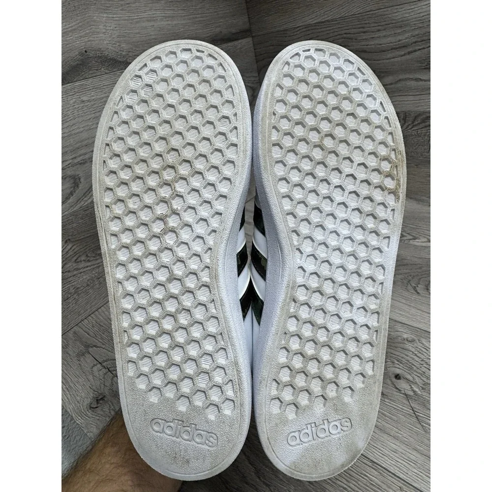 adidas Grand Court White Camo Blue Means Sneakers Size 5 Shoes